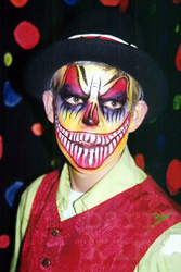 Clown Makeup on Halloween 3